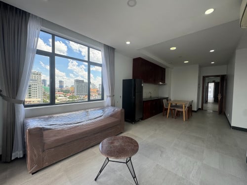 Spacious 1BR Apt For Rent- Tunle Bassac, Near Aeon1 and BKK1