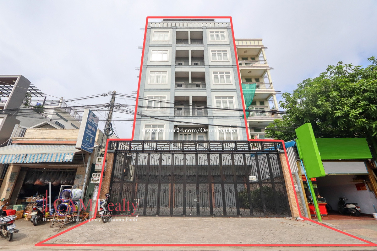 25 Bedroom Apartment Building For Rent in Tuol Kork.