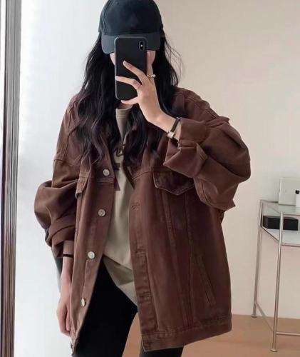 អាវក្រៅ ពណ៍ត្នោត