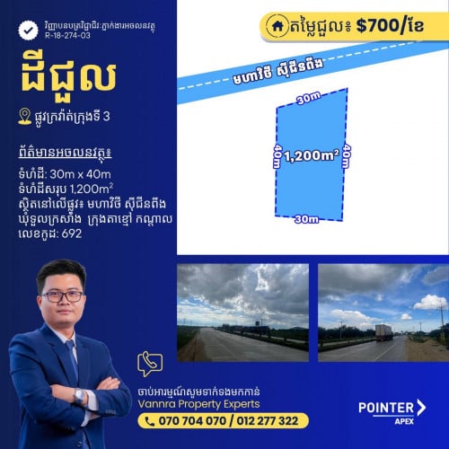 ដីជួលលើមហាវិថី សុី ជីនពីង