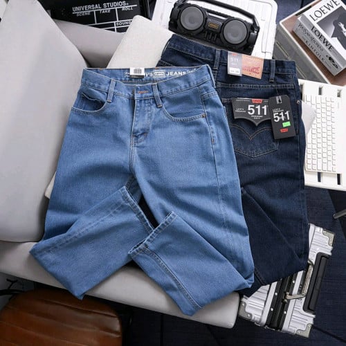 ខោខាប៊យ ជើងវែង សាច់ក្រាស អត់យឺតយារ អត់រួញ គូទវែង ប្រេន លីវ៉ាយ 511 ឡៃឡុង លាងស្តុកម៉ូត 29-30-31-34-36