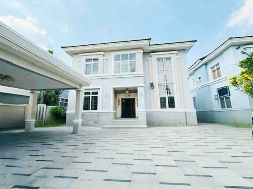 ⚡️វីឡាទោលបែបម៉ូឌែនសម្រាប់លក់ នៅក្នុងបុរីអង្គរភ្នំពេញសែនសុខ