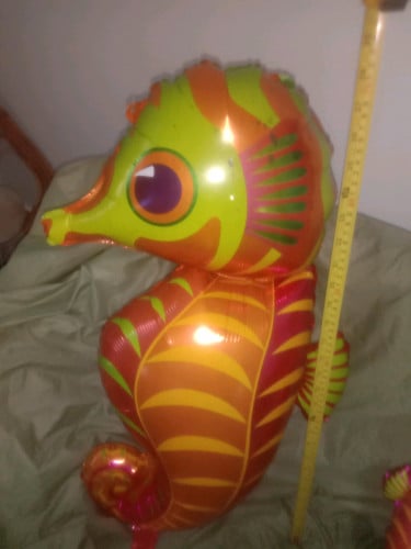 Sea horse balloons, 3 sizes l