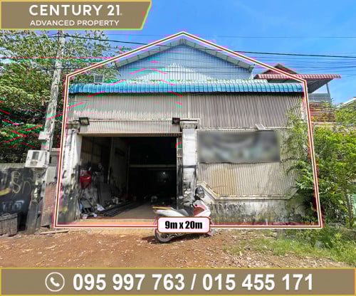  ឃ្លាំង នៅសង្កាត់និរោធជិតបុរី សម្បត្តិមានហេង3(គម្រោងញ្ញាណសុផាត) ត្រូវការលក់បន្ទាន់ខ្លាំង