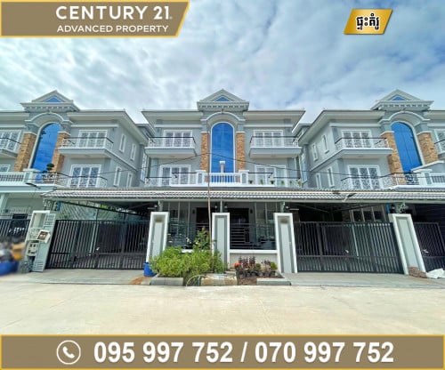 🏠 វីឡាភ្លោះ (Twin) សម្រាប់ជួល ក្នុងបុរី វិមានភ្នំពេញ ផ្លូវជាតិលេខ6A