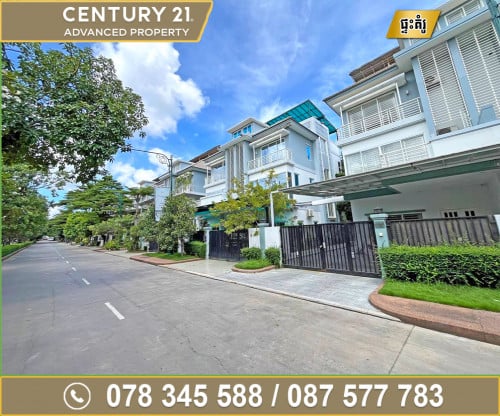 🏠 វីឡាភ្លោះ (Twin Villa)​ សម្រាប់ជួល ក្នុងបុរី ប៉េងហួត 598 ផ្លូវឯកឧត្តមជាសុផារ៉ា