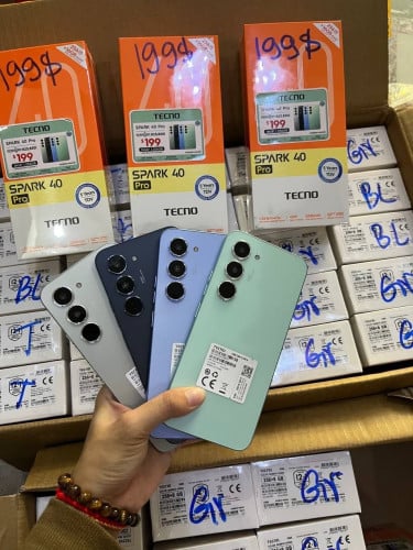 Tecno spark 40 pro new , warranty 1 year