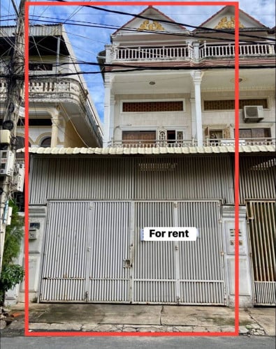 ផ្ទះសម្រាប់ជួលនៅធ្វើអាជីវកម្ម នៅសង្កាត់ ទឹកល្អក់ ៣Shop house for rent at sangkat tuek alak