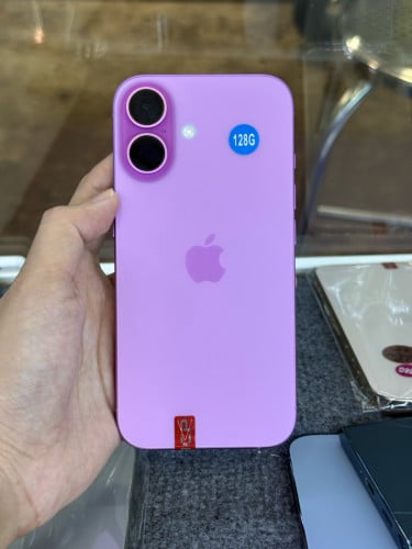 Iphone 16 ទំហំផ្ទុក (128G) Color Pink តួស្អាត 999.99% Model X/A