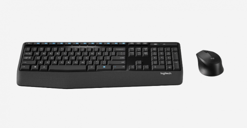 Logitech MK345 Wireless Keyboard with Mouse Combo - Black (920-012926)