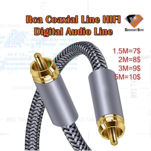 Pure copper rca coaxial line HIFI digital audio line