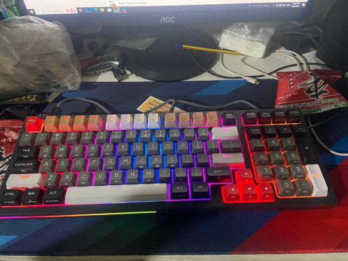 🔥 For Sale: Mechanical Gaming Keyboard – Only $55  ✅ Condition: 95% new  ✅ Features: