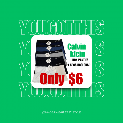 Underwear Man 1 box 5 pack 6$