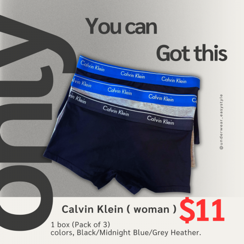 Underwear women 1 box 3 pack 11$