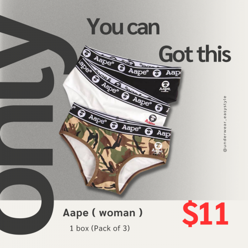 Underwear women 1 box 3 pack 11$