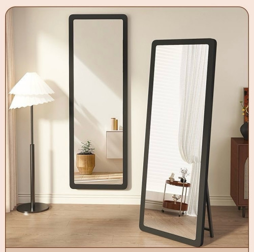 Wooden full length mirror