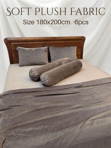 កំរាលឈុតកាំម្ញី Soft Plush bedding set ( King size )