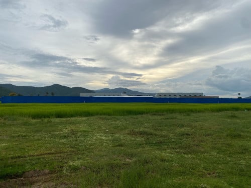 ដីលក់ដីជាប់ផ្លូវទីប្រជុំជន ជាប់របងរោងចក្រកាត់ដេរ