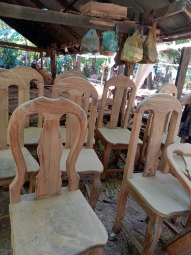 កៅអីឈើតាសេកលក់មួយគ្រាប់50000៛