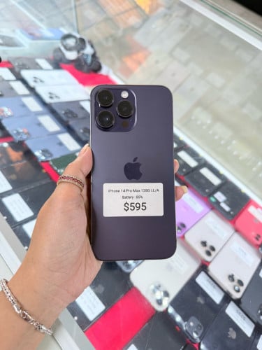 iPhone 14 Pro Max 128G LL/A សំនុំ​ហ្ស៊ីន​ មួយទឹក​អាមេរិក​