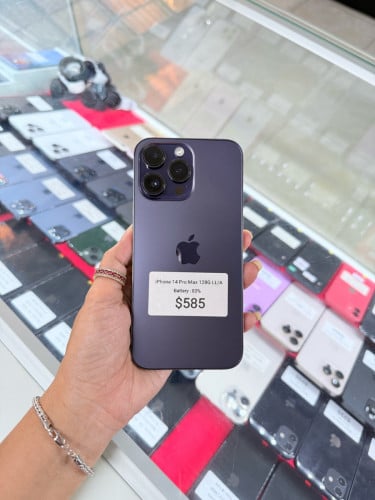 iPhone 14 Pro Max 128G LL/A សំនុំ​ហ្ស៊ីន​ មួយទឹក​អាមេរិក​