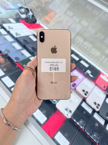iPhone Xs Max 64G ដូរថ្មថ្មី មួយទឹក​អាមេរិក