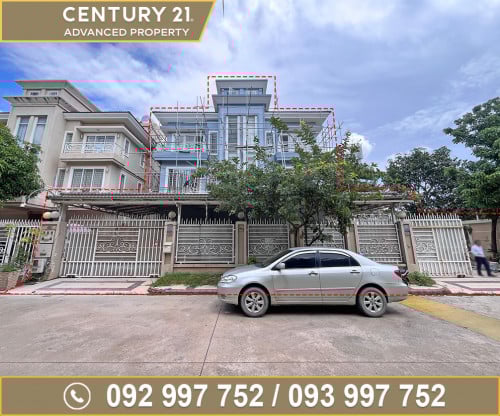 🏘 វីឡាភ្លោះ កែង(2ជាប់គ្នា) ក្នុងបុរី ពិភពថ្មីសំរោងអណ្ដែត ត្រូវការលក់បន្ទាន់ខ្លាំង