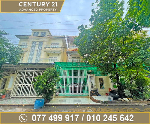 🏘 វីឡាភ្លោះ (Twin) ក្នុងបុរី លឹមឈាងហាក់ចំការដូង ត្រូវការលក់បន្ទាន់ខ្លាំង