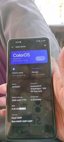 Oppo Reno 8z 5g លក់ 1xx $
