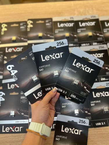 Lexar S47 USB 3.2 Gen 1 Flash Drive 64GB 128GB 256GB