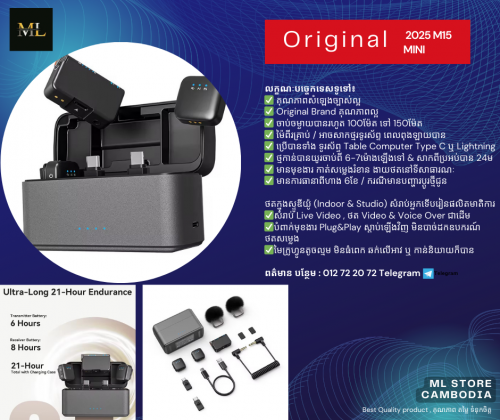 Microphone M15 Mini Wireless Original
