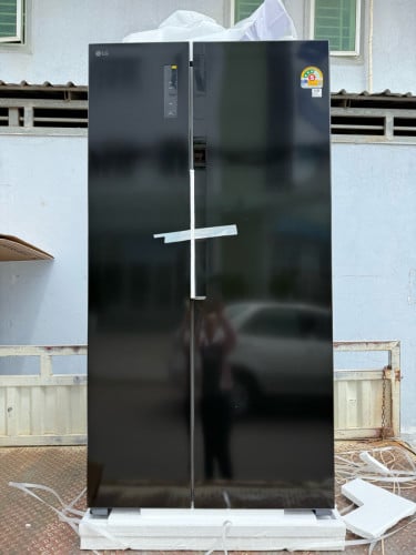 ទូទឹកកក LG ទ្វារហែក ថ្មីកេស 2025 តម្លៃសមរម្យ ធានា១ឆ្នាំ Model GC-B187JQAM