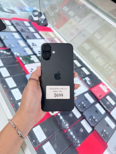 iPhone 16​ Plus 128G ​LL/A Esim សំនុំ​ហ្ស៊ីន​ មួយទឹក​អាមេរិក​