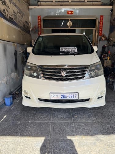 លក់ Alphard 2004 V6ប៉ុង1 ធ្វារអូតូ2បេីកតំបូល