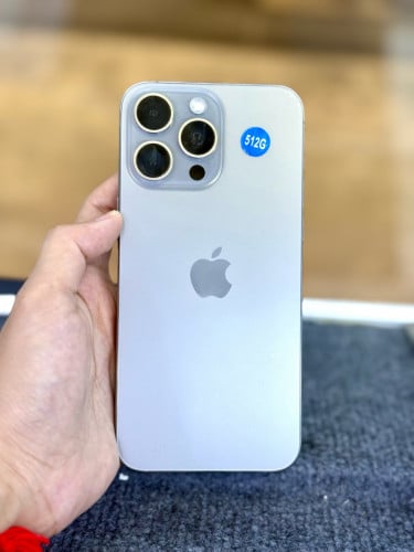 Iphone 15 Pro Max ទំហំផ្ទុក (512G) Color Natural តួស្អាត 999.99%