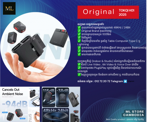 Microphone Wireless TOKQI H01