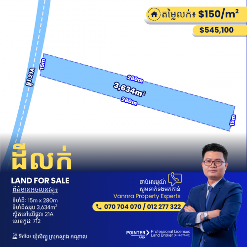 ដីលក់ជាប់មាត់ទន្លេ