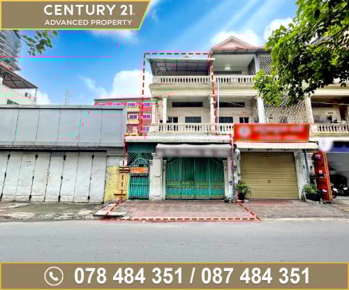 ផ្ទះអាជីវកម្ម (ខាង) ជិតផ្លូវធំ271 និងមន្ទីរពេទ្យរុស្សី ខណ្ឌបឹងកេងកង ត្រូវការលក់បន្ទាន់ខ្លាំង