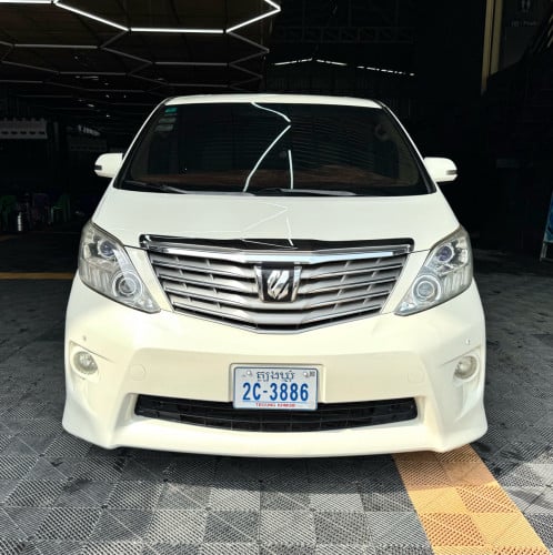 លក់ TOYOTA ALPHARD 2011 ស្ពិចអារ៉ាប់ ចង្កូតឆ្វេងហ្សីន(ម្ចាស់ដើមទីញថ្មីខ្លាញ់គោ)