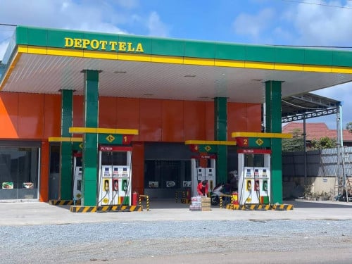 Land with Gas Station for Sale Near New Airport along National Road 2