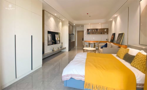 Large Studio Apartment with Tonle Sab River View