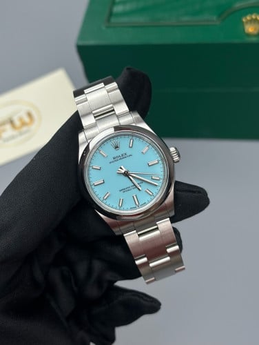 (Original) Rolex OP 277200 Blue Tiffany 31mm 🩵