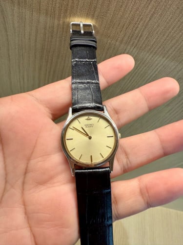 Original Rarest Vintage Classic SEIKO Galaxy Quartz Champagne Dial 1988 - (Condition 90%)