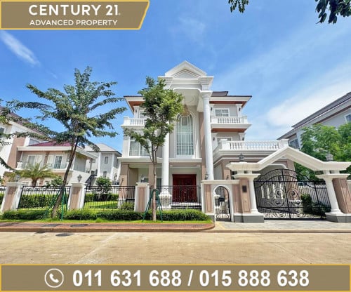 🏘 វីឡាឃ្វីន (Queen) សម្រាប់ជួល ក្នុងបុរី ប៉េងហួតបឹងស្នោ