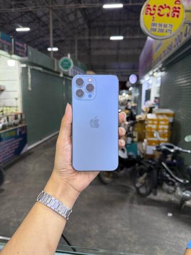 iPhone 13 PRO MAX 128G LLA អេក្រង់Zin ម៉ាសុីនzin Scan ធ្វើបាន តួ98%