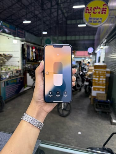 iPhone 13 PRO MAX 128G ZA SIM2 អេក្រង់Zin មានScan ម៉ាសុីនzin តួ98%