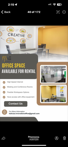 ការិយាល័សម្រាប់ជួល