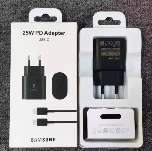 ឆ្នាំងសាក និងខ្សែរសាករបស់  Samsung Charger Super Fast Charge Adapter 25w