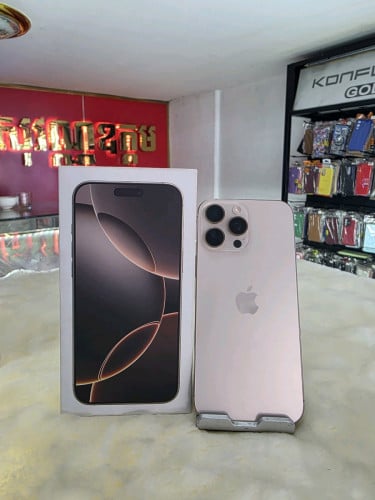 iPhone 16pro max 256G  ZA sim2 ស្អាត99% ថ្ម99%