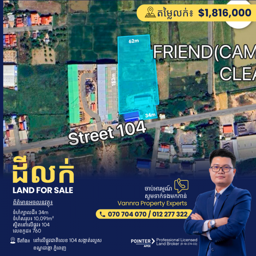 ដីលក់នៅជិតរង្វង់មូលគួរស្រូវ